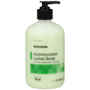Antimicrobial Soap McKesson Lotion 18 oz. Pump Bottle Herbal Scent