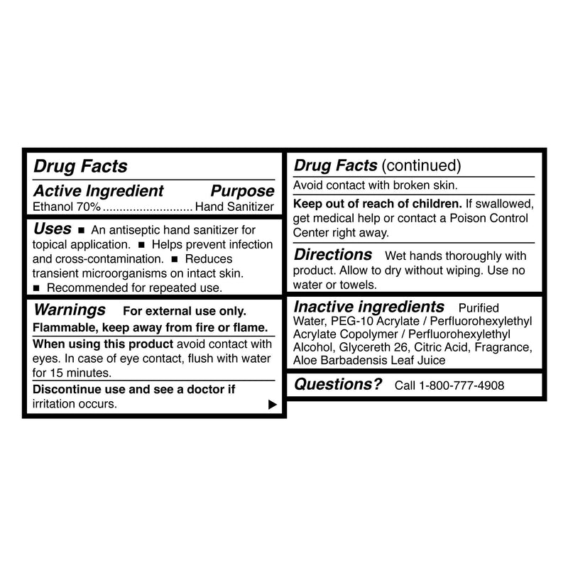 Hand Sanitizer with Aloe McKesson 8.5 oz. Ethyl Alcohol Foaming Pump Bottle