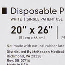 Bed Pillow McKesson 20 X 26 Inch White Single Patient Use