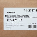 Bed Pillow McKesson 21 X 27 Inch White Reusable