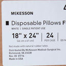 Bed Pillow McKesson 18 X 24 Inch White Single Patient Use