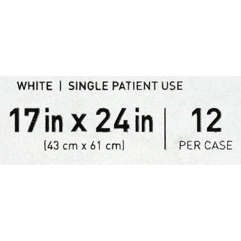 Bed Pillow McKesson 17 X 24 Inch White Single Patient Use