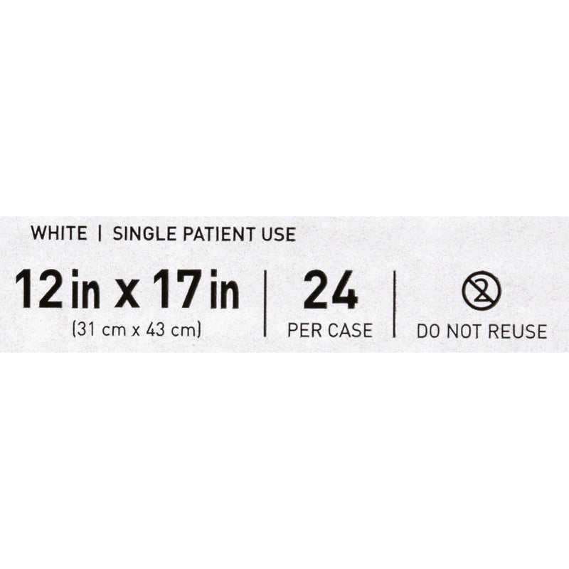 Bed Pillow McKesson 12 X 17 Inch White Single Patient Use