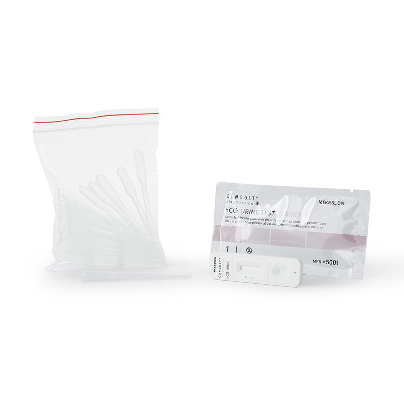Reproductive Health Test Kit McKesson Consult™ hCG Pregnancy Test 25 Tests CLIA Waived