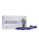 Exam Glove McKesson Confiderm® 3.0 Small NonSterile Nitrile Standard Cuff Length Textured Fingertips Blue Not Rated
