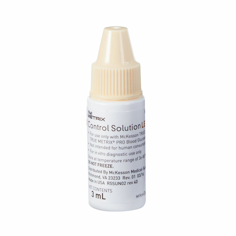 Blood Glucose Control Solution McKesson TRUE METRIX® 3 mL Level 2