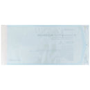 Sterilization Pouch McKesson Ethylene Oxide (EO) Gas / Steam 8 X 16 Inch Transparent Blue / White Self Seal Paper / Film