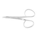 Operating Scissors McKesson Argent™ Gradle 3-3/4 Inch Length OR / Surgical Grade Stainless Steel NonSterile Finger Ring Handle Slightly Curved Sharp Tip / Sharp Tip