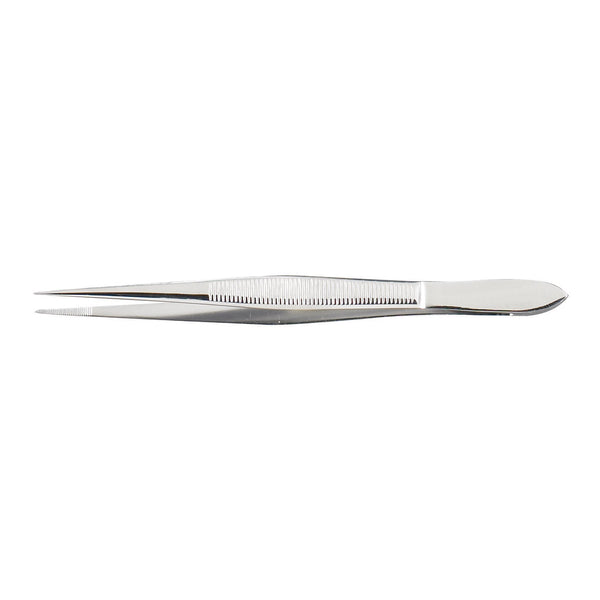 Splinter Forceps McKesson Argent™ 4 Inch Length OR / Surgical Grade German Stainless Steel NonSterile NonLocking Thumb Handle Straight Pointed Tips