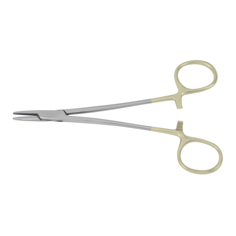 Needle Holder McKesson Argent™ Webster 5 Inch Length Smooth Jaws Finger Ring Handle