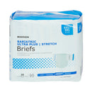 Unisex Adult Incontinence Brief McKesson Ultra Plus Stretch 2X-Large / 3X-Large Disposable Heavy Absorbency