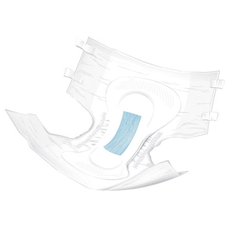 Unisex Adult Incontinence Brief McKesson Classic Medium Disposable Light Absorbency