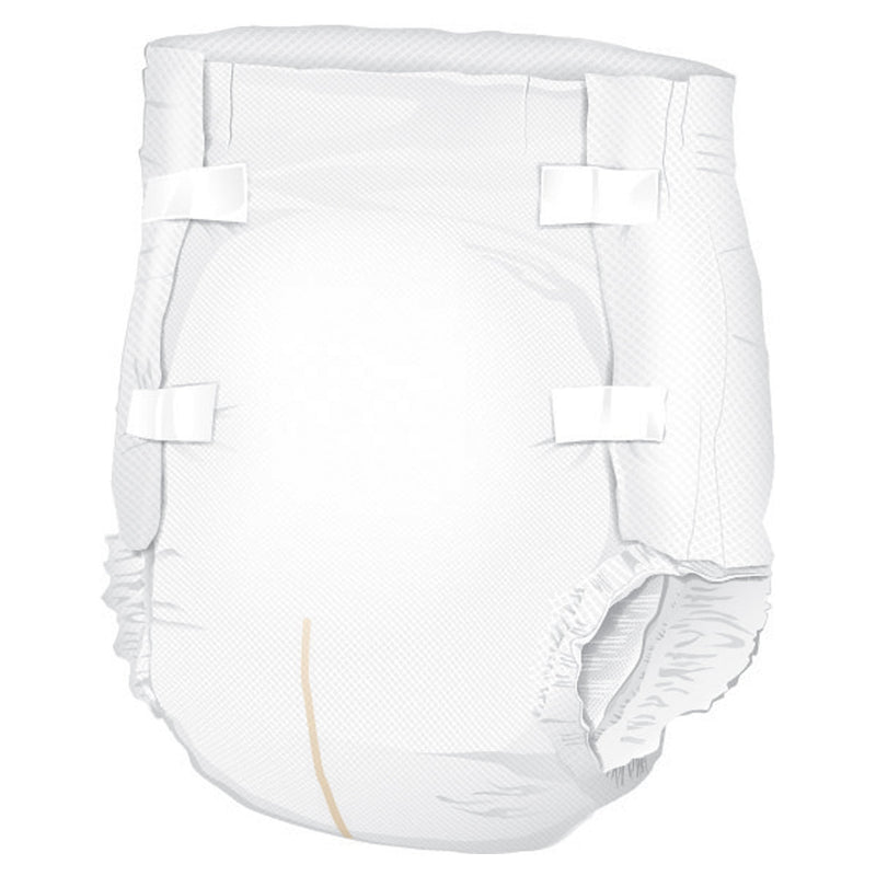 Unisex Adult Incontinence Brief McKesson Classic Medium Disposable Light Absorbency