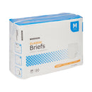 Unisex Adult Incontinence Brief McKesson Classic Medium Disposable Light Absorbency
