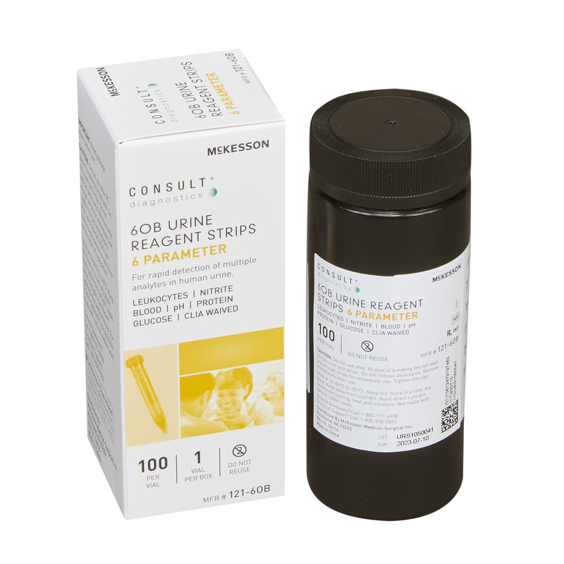Urinalysis Reagent McKesson Consult™ Blood, Glucose, Leukocytes, Nitrite, pH, Protein For McKesson CONSULT 120 Ultra Urine Analyzer (MFR