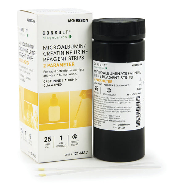Urinalysis Reagent McKesson Consult™ Albumin, Creatinine For McKesson CONSULT 120 Ultra Urine Analyzer (MFR # 121-120)