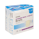 Unisex Adult Incontinence Brief McKesson Extended Wear Large / X-Large Disposable Heavy Absorbency