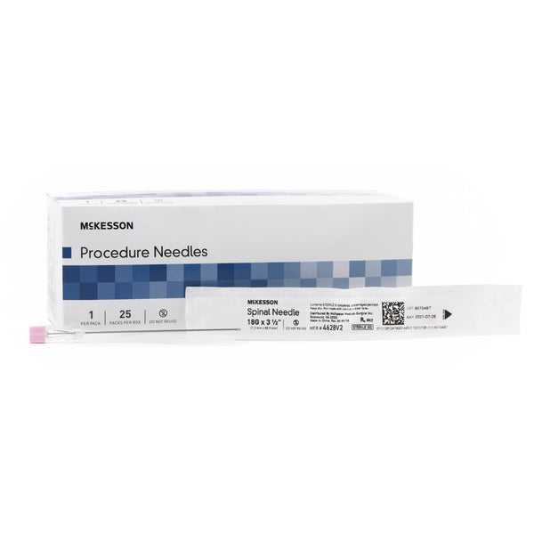 Spinal Needle McKesson Quincke Style 18 Gauge 3-1/2 Inch Sterile