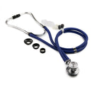 Sprague Stethoscope McKesson LUMEON™ Blue 2-Tube 22 Inch Tube Double Sided Chestpiece