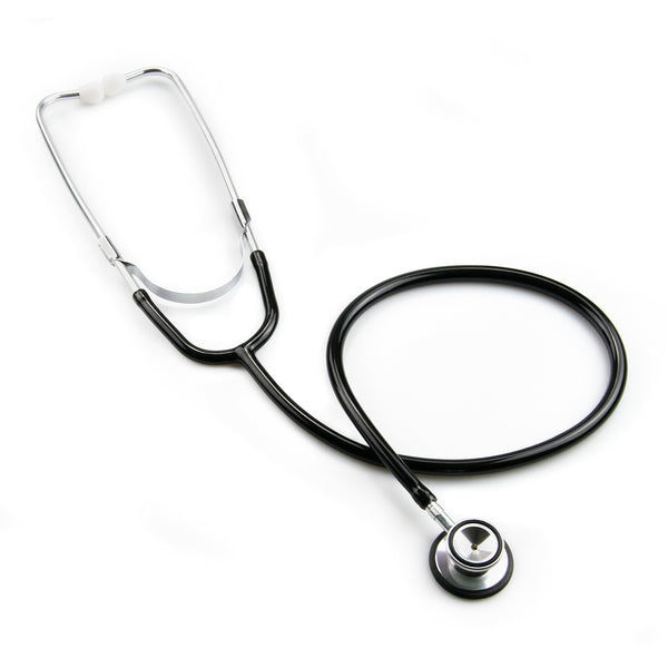 General Exam Stethoscope McKesson Black 1-Tube 21 Inch Tube Double Sided Chestpiece