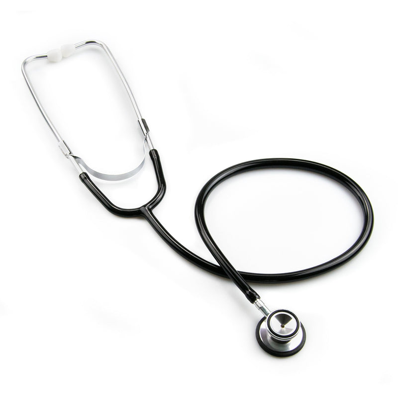 General Exam Stethoscope McKesson Black 1-Tube 21 Inch Tube Double Sided Chestpiece