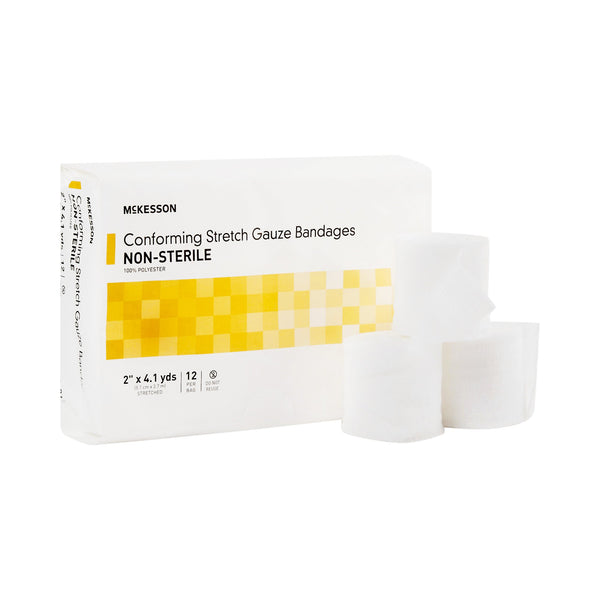 Conforming Bandage McKesson 2 Inch X 4-1/10 Yard NonSterile 12 per Pack