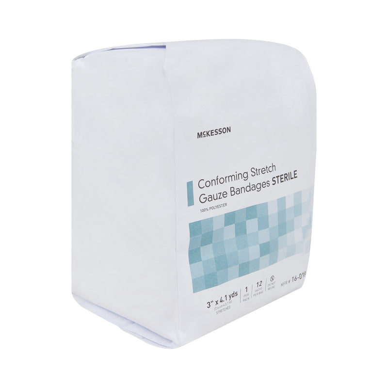Conforming Bandage McKesson 3 Inch X 4-1/10 Yard Sterile 1 per Pack