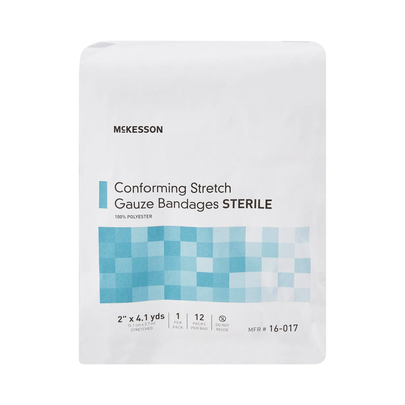 Conforming Bandage McKesson 2 Inch X 4-1/10 Yard Sterile 1 per Pack
