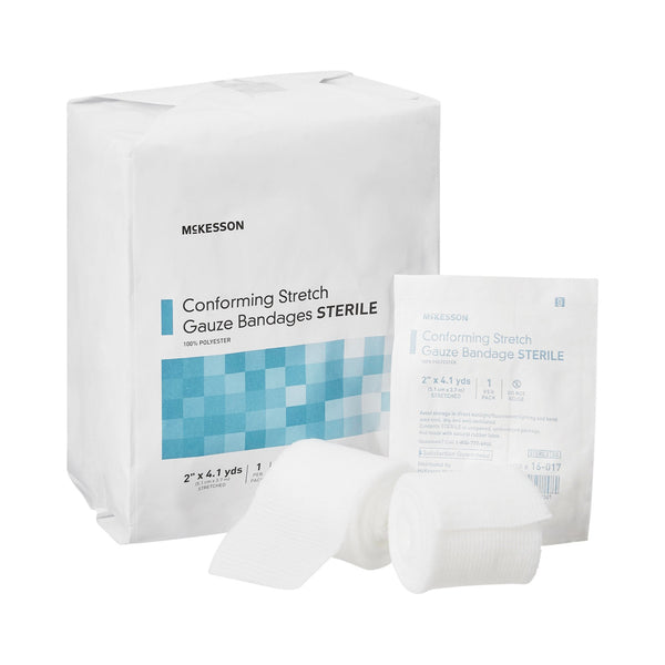Conforming Bandage McKesson 2 Inch X 4-1/10 Yard Sterile 1 per Pack