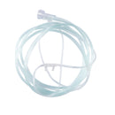 ETCO2 Nasal Sampling Cannula with O2 Delivery McKesson Adult Curved Prong / NonFlared Tip 7 Foot O2 Line