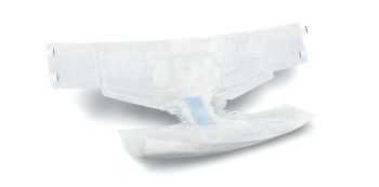 Baribrief Bariatric Adult Incontinence Briefs, White, Bag