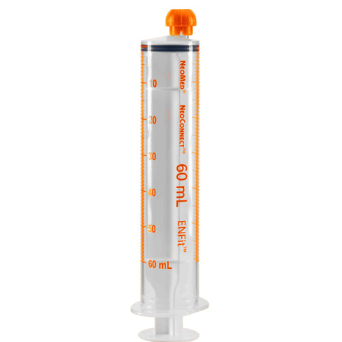 Avanos Medical Sales LLC Enteral Feeding / Irrigation Syringe NeoMed 60 mL Bulk Pack Enfit Tip Without Safety, 100 EA/CS