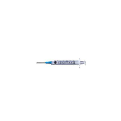 BD Luer-Lok Syringe with Detachable PrecisionGlide Needle 21G x 1", 3 mL, 1/EA