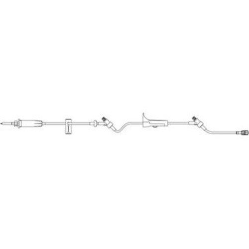 B. Braun Primary IV Administration Set Caresite 15 Drops / mL Drip Rate 104 Inch Tubing 2 Ports, 1/EA