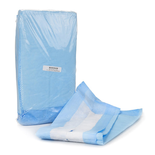 McKesson Underpad 17" x 24" Disposable Fluff Light Absorbency