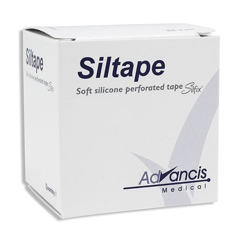 Dukal Medical Tape Siltape Skin Friendly Silicone 3/4 Inch X 3 Yard White NonSterile, 1/BX, 12BX/CS