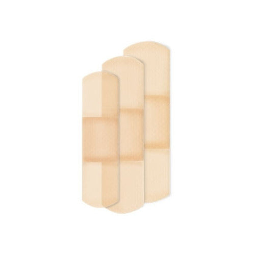 Dukal Adhesive Strip American White Cross Assorted Sizes Plastic Assorted Shapes Sheer Sterile, 1920/CS