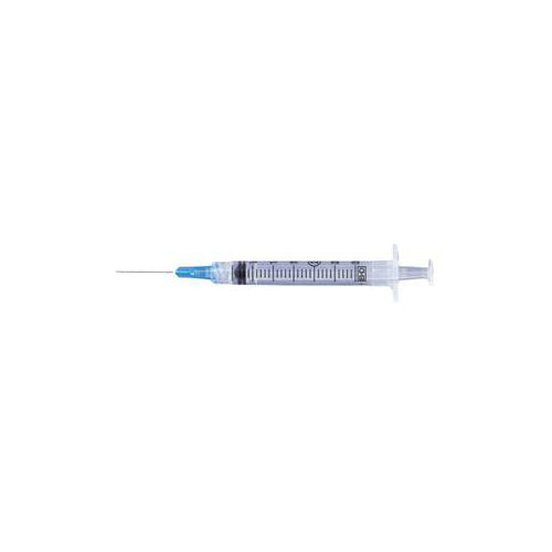 BD 25G x 5/8" 3mL Syringe with Detachable Needle, 400/CS
