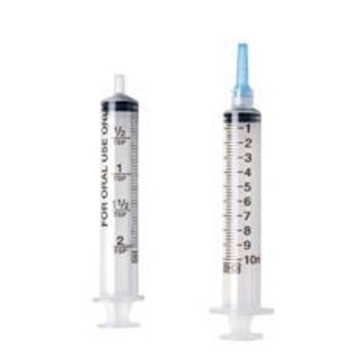 BD Oral Dispenser Syringe 5 mL Blister Pack Luer Slip Tip Without Safety