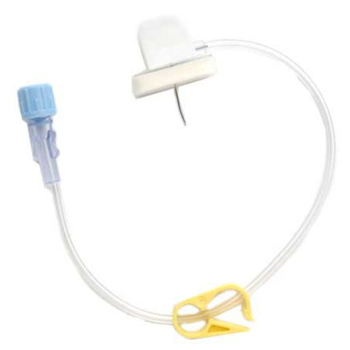 Smiths Medical Huber Infusion Set Gripper 22 Gauge 16 mm 8 Inch Tubing Without Port, 12 EA/BX