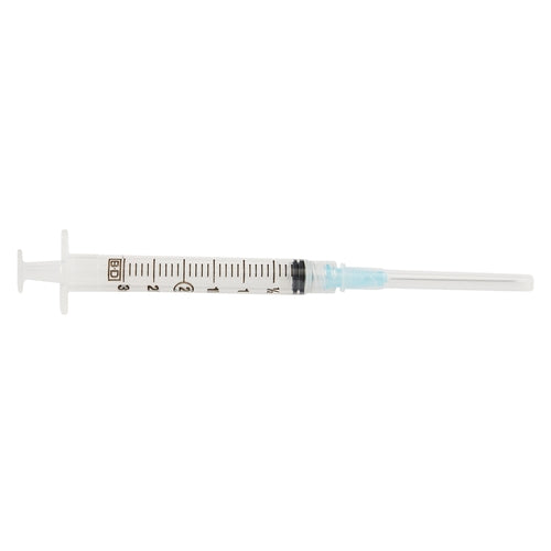 BD Syringe with Hypodermic Needle PrecisionGlide™ 3 mL 25 Gauge 1-1/2 Inch Detachable Needle Without Safety, 100 EA/BX