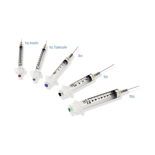Retractable Technologies Insulin Syringe with Needle VanishPoint® 1 mL 29 Gauge 1/2 Inch Attached Needle Retractable Needle, 100 EA/BX