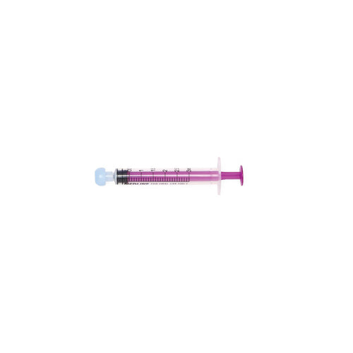 Medline Clear Oral Syringe, Sterile, 3 mL, 100 EA/CS