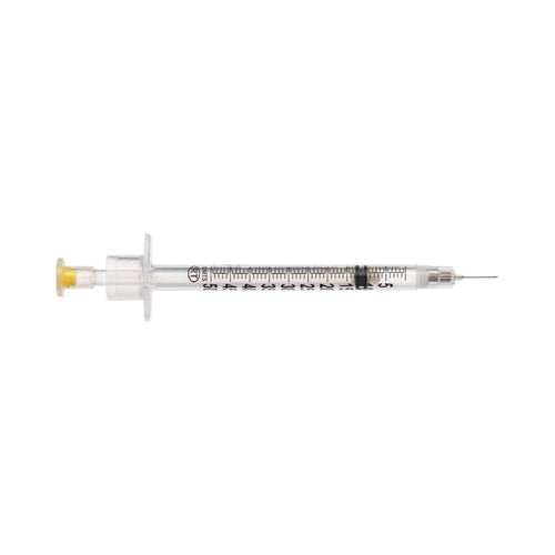 Retractable Technologies Insulin Syringe with Needle VanishPoint® 1 mL 30 Gauge 5/16 Inch Attached Needle Retractable Needle, 100 EA/BX