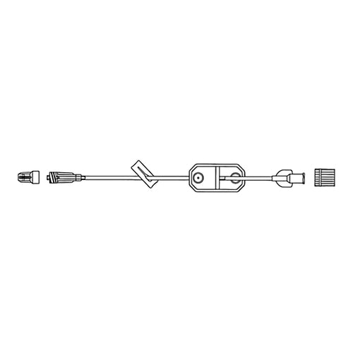 McKesson IV Extension Set McKesson 9 Inch Tubing Without Ports 3 mL Priming Volume DEHP-Free, 50 EA/CS