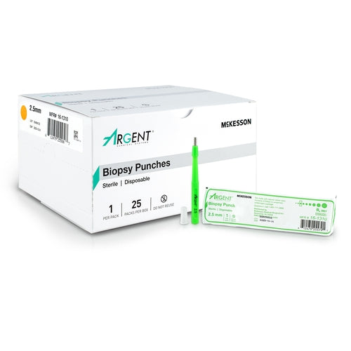 McKesson Biopsy Punch Argent™ Dermal 2.5 mm, 1/EA