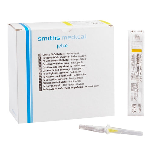Smiths Medical Peripheral IV Catheter Protectiv® 24 Gauge 3/4" Retracting Needle