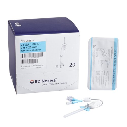 BD Nexiva® Closed IV Catheter 22 Gauge