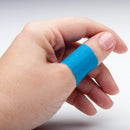 Dukal Metal Detectable Adhesive Strip American White Cross 1 X 3 Inch Fabric Fingertip Blue Sterile