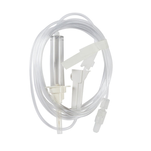 Zyno Medical Administration Set Z-800 20 Drops / mL Drip Rate 105" Tubing Without Port, 50/CS